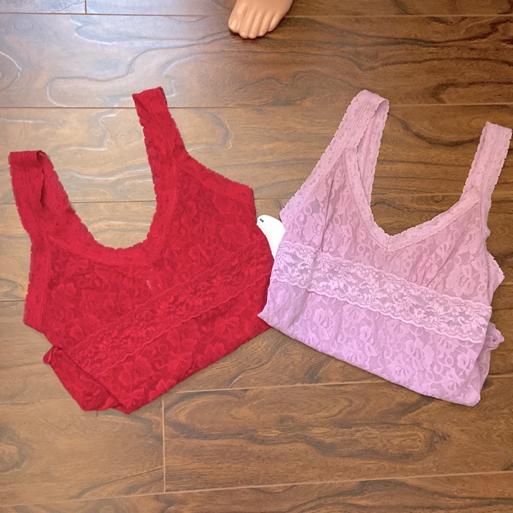 Bundle of two sexy lace camisoles in size M